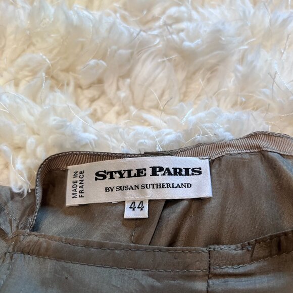 Style Paris by Susan Sutherland Tiered Silk Skirt - Picture 3 of 4